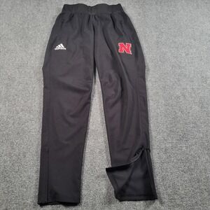 Nebraska Cornhuskers Pants Womens XS NCAA Player‎ Issued Adidas Training Warmup
